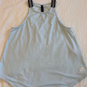 Light blue athletic tank top